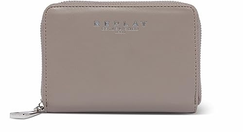 Replay Damen Portemonnaie Geldbörse Klein, Iron Black 030 (Grau), Onesize von Replay