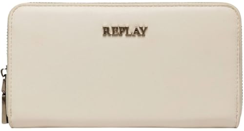 Replay Damen Portemonnaie mit Münzfach, Weiß (Opt White 001), Onesize von Replay