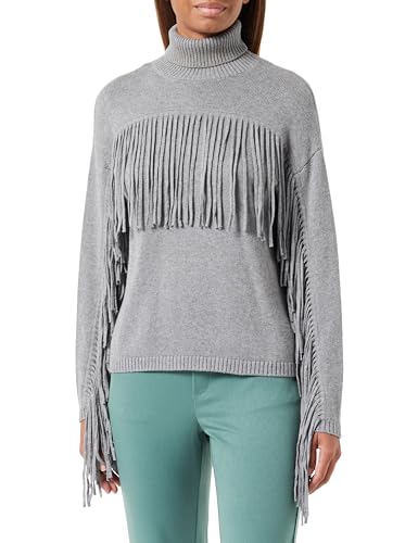 Replay Damen Pullover Baumwoll/Kaschmirmix, Medium Grey Melange M06 (Grau), L von Replay