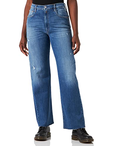 Replay Damen Reyne Jeans, 0091 Medium Blue, 26W / 30L EU von Replay