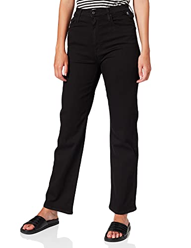 Replay Damen Reyne Jeans, Schwarz (098 Black), 23W / 28L von Replay