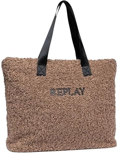 Replay Damen Shopper Tasche fake fur von Replay