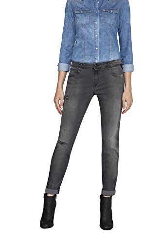 Replay Damen Slim Jeans Katewin Hyperflex, Grau (Dark Grey Denim 10), W26/L30 (Herstellergröße: 26) von Replay