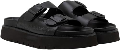 Replay Damen Slipper mit Plateau, Schwarz (Black Black 562), 36 von Replay