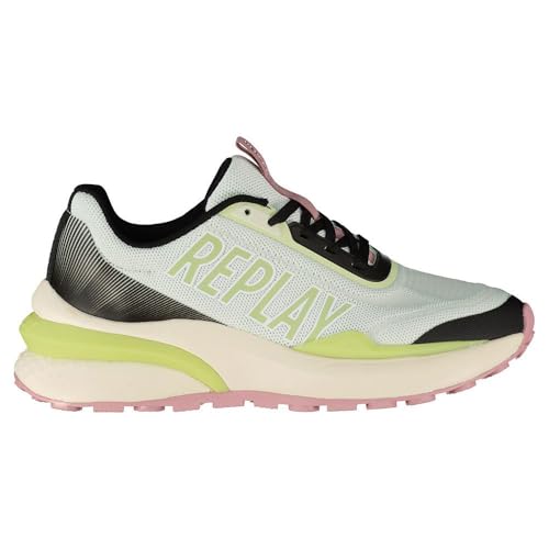 Replay Damen Sneaker Sportlich, Mehrfarbig (Lt Green Black 3319), 40 von Replay
