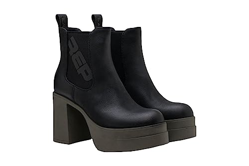Replay Damen Stiefel Angela Chelsea Low Boots, Schwarz (Black 003), 35 von Replay