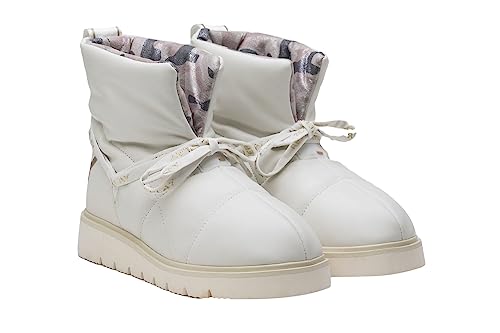 Replay Damen Stiefel Melrose Skin 2 Winterstiefel, Weiß (Off White 041), 39 von Replay