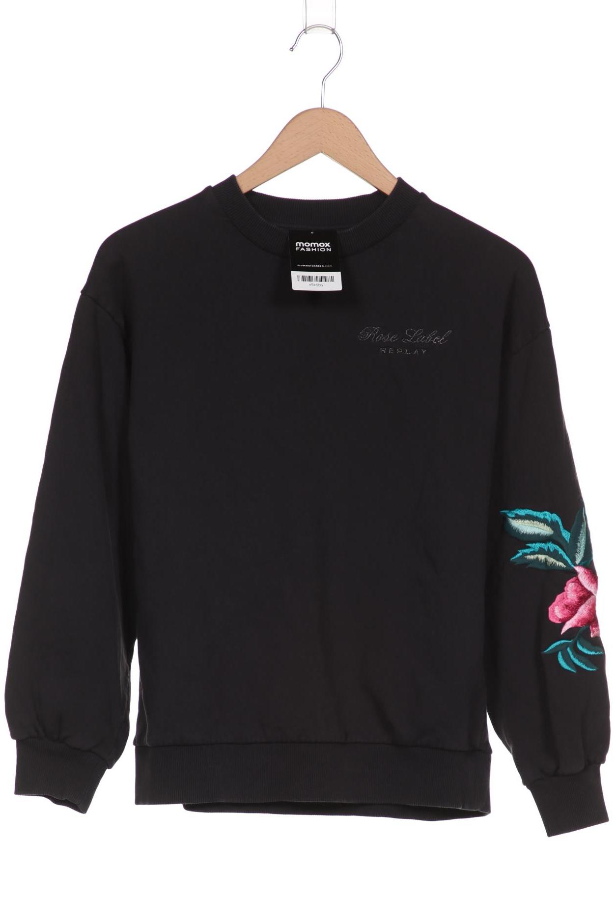 Replay Damen Sweatshirt, grau von Replay