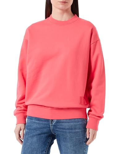 Replay Damen Sweatshirt aus Baumwolle Second Life Collection, Hibiscus 061 (Rosa), XXS von Replay