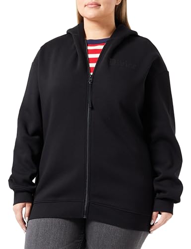 Replay Damen Sweatshirtjacke mit Reißverschluss, Black 098 (Schwarz), M von Replay