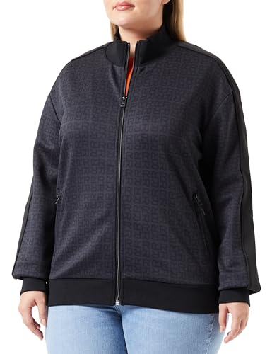 Replay Damen Sweatshirtjacke ohne Kapuze, Blackboard/Black 020 (Schwarz), M von Replay