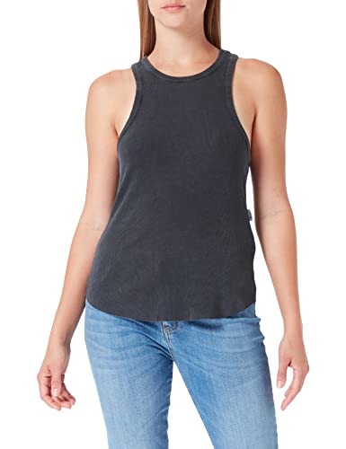 Replay Damen Tank Top Lang, Blackboard 099 (Schwarz), L von Replay