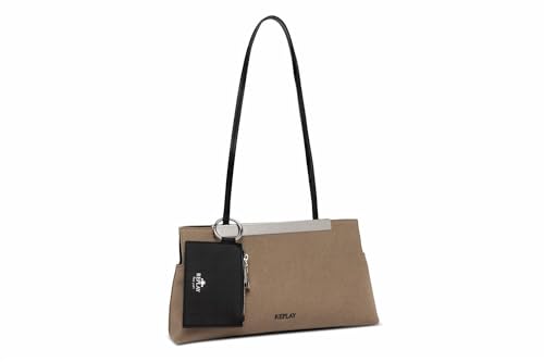 Replay Damen Tasche aus Baumwolle, Lt Khaki 430 (Grün), Onesize von Replay