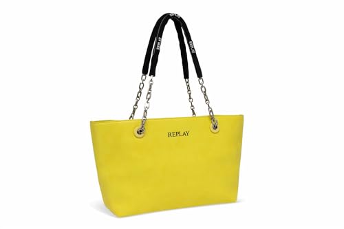 Replay Damen Tasche aus Kunstleder, Grün (Lt Yellow Green 164), Onesize von Replay