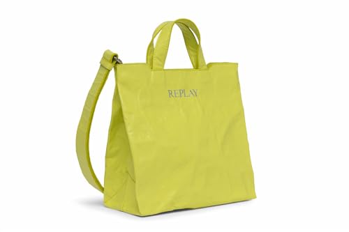 Replay Damen Tasche aus Kunstleder, Lt Yellow Green 164 (Grün), Onesize von Replay