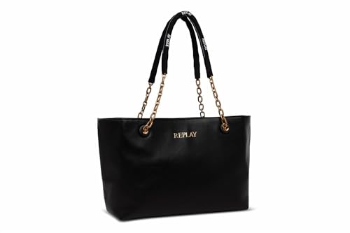 Replay Damen Tasche aus Kunstleder, Schwarz (Black 098), Onesize von Replay