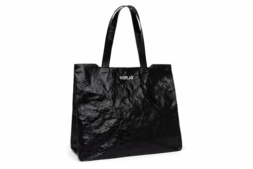 Replay Damen Tasche aus Kunstleder, Schwarz (Black 098), Onesize von Replay