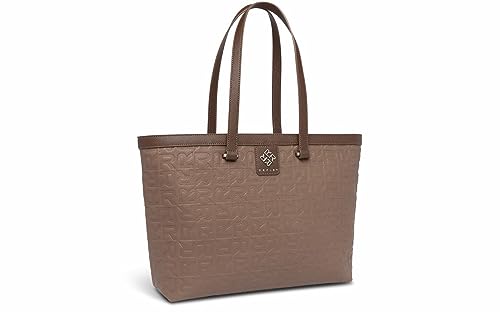 Replay Damen Tote Bag Tasche Groß aus Kunstleder, Braun (Brown Iroko 147), Onesize von Replay