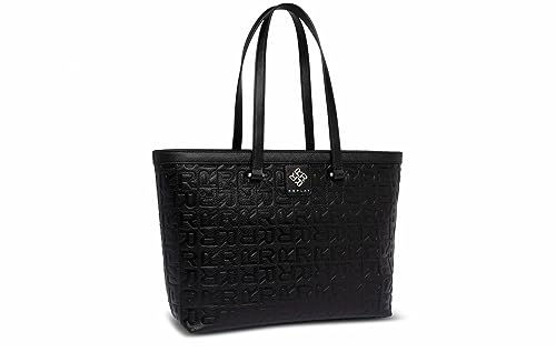 Replay Damen Tote Bag Tasche Groß aus Kunstleder, Black 098 (Schwarz), Onesize von Replay