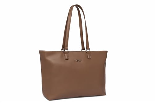 Replay Damen Tote Bag Tasche aus Kunstleder, Dirty Pale Beige 074 (Beige), Onesize von Replay