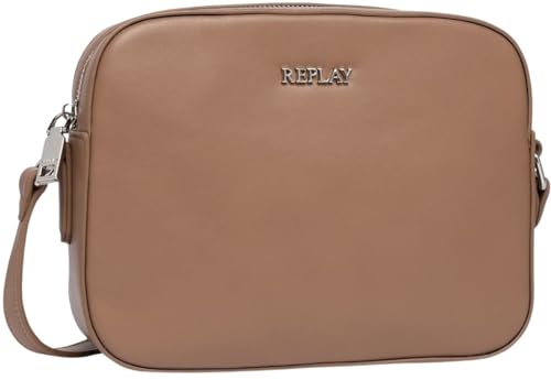 Replay Damen Umhängetasche Klein, Dirty Pale Beige 074 (Beige), Onesize von Replay