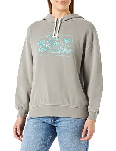 REPLAY Damen W3045 Kapuzenpullover, 585 NEPALY Grey, S von Replay