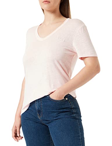 REPLAY Damen W3595 T-Shirt, 664 Soft PINK, XL von Replay