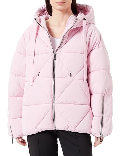 Replay Damen Steppjacke mit Kapuze, Almond Pink 666 (Rosa), L von Replay