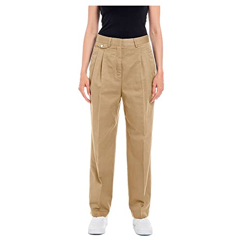 Replay Damen W8028 Hose, 525 Sand, 28W von Replay