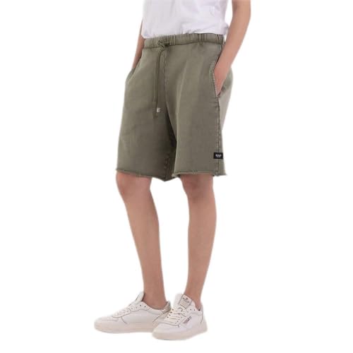 Replay Damen W8076 Lässige Shorts, 238 Army Green, M von Replay