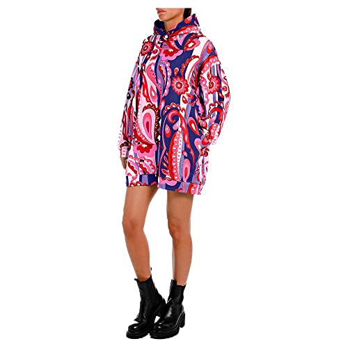 REPLAY Damen W9798C Kleid, 020 Multicolor, L von REPLAY