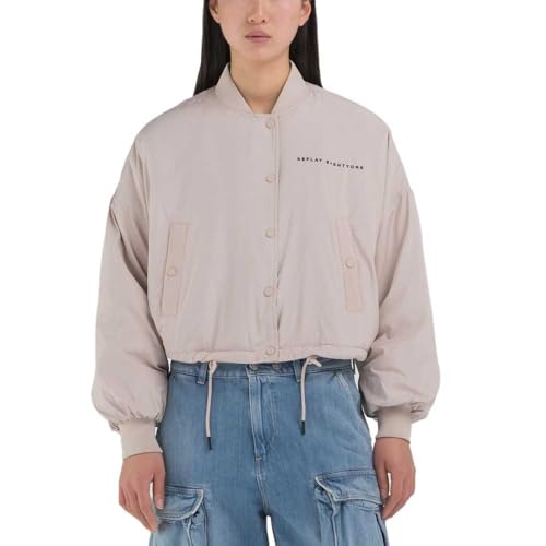 Replay Damen kurz geschnittene Jacke von Replay