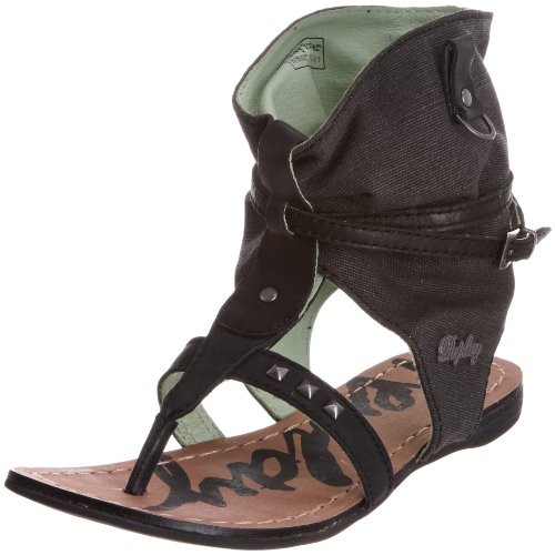 Replay Flauschige Knöchelbandage für Damen, Schwarz, 41 EU von Replay