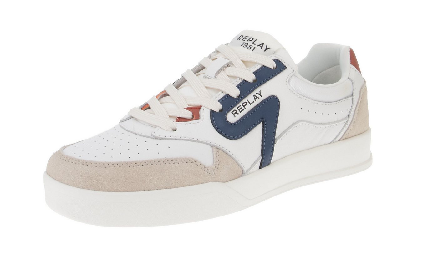 Replay GMZ5N C0002L-121WhiteLt.Navy-43 Sneaker Replay GMZ5N C0002L-121WhiteLt.Navy-43 Sneaker von Replay