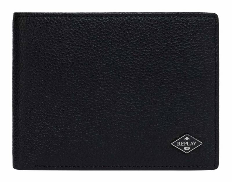Replay Geldbörse Wallet, aus echtem Rindsleder mit RFID-Blocker Schutz von Replay