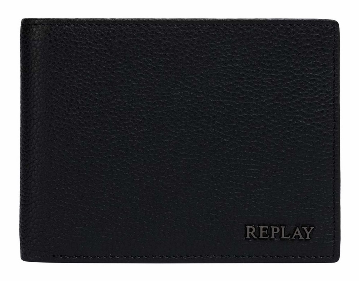 Replay Geldbörse Wallet, aus echtem Rindsleder mit RFID-Blocker Schutz von Replay