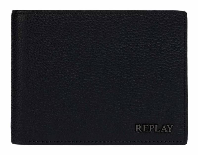 Replay Geldbörse Wallet, aus echtem Rindsleder mit RFID-Blocker Schutz von Replay