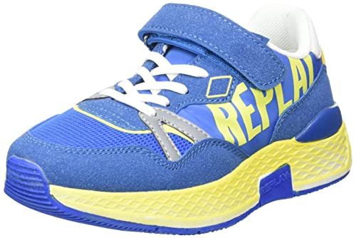 REPLAY HYBRID JR Nylon Sneaker, 875 ROYAL Yellow, 30 EU von Replay