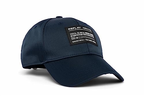 Replay Herren Cap Basecap, Dk Night Blue 507 (Blau), Onesize von Replay