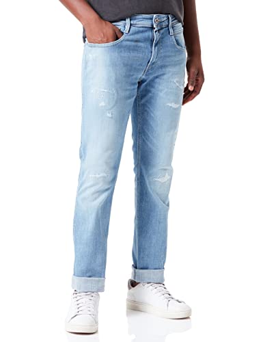 Replay Herren Anbass Aged Jeans, 010 Light Blue, 30W / 34L von Replay