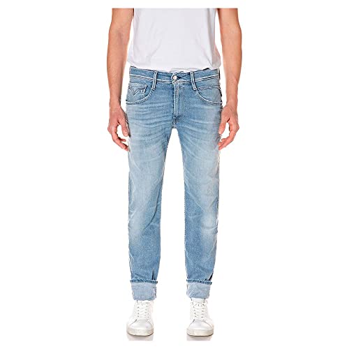 Replay Herren Anbass Bio Jeans, 10, 32W / 32L EU von Replay