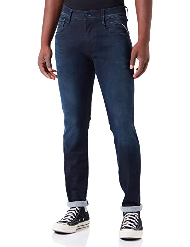 Replay Herren Anbass Forever Blue Jeans, 007 Dark Blue, 31W / 36L EU von Replay