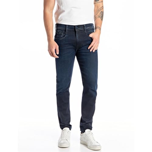 Replay Herren Anbass Forever Blue Jeans, 007 Dark Blue, 33W / 30L EU von Replay