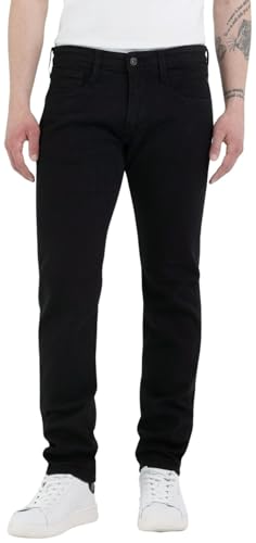 Replay Herren Jeans Anbass Slim-Fit, Black 098-2 (Schwarz), 30W / 32L von Replay