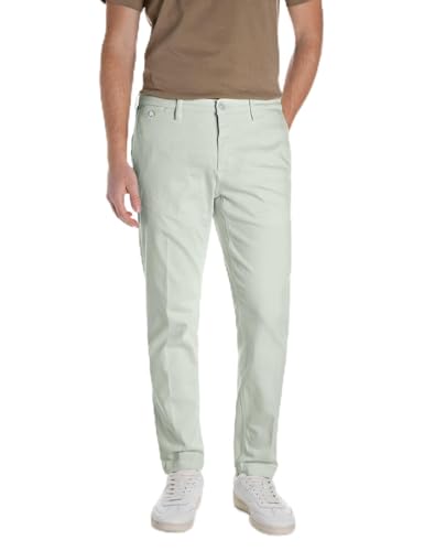 Replay Herren Benni Hyperchino Color Xlite Jeans, 005 Light Mint, 32 W/30 L von Replay