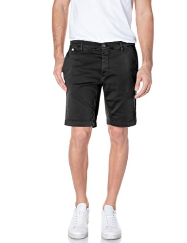 Replay Herren Hyperchino Shorts Regular-Fit mit Stretch, Schwarz (Black 040), 32 von Replay