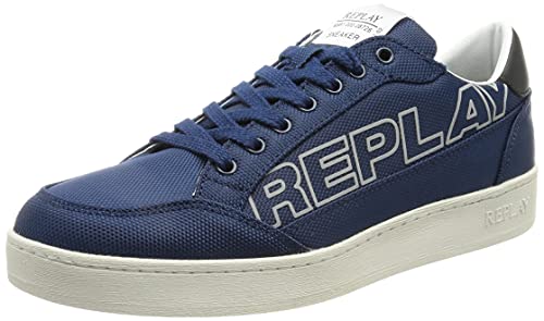 REPLAY Herren Bring-Sheffield Sneaker, 040 Navy, 42 EU von Replay