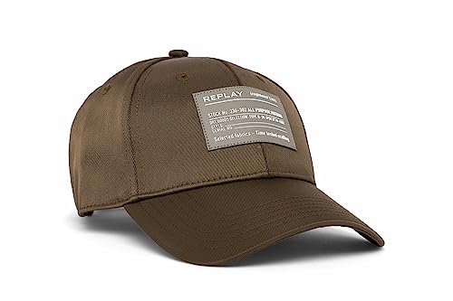 Replay Herren Cap Basecap, Mountain Green 422 (Grün), Onesize von Replay