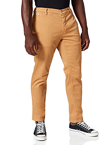 Replay Herren Chino Benni Regular-Fit Hyperflex X-Lite mit Stretch, Havana 325 (Beige), 40W / 34L von Replay