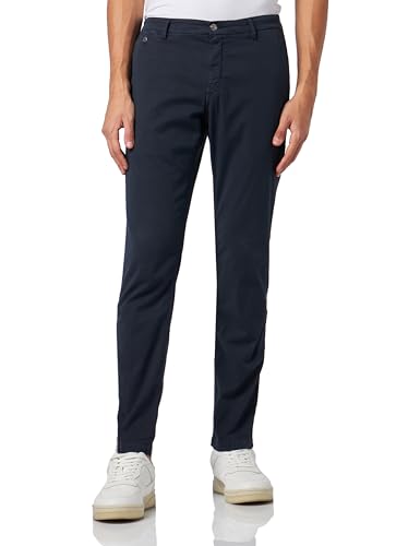 Replay Herren Chino Benni Regular-Fit mit Stretch, Deep Blue 890 (Blau), 36W / 34L von Replay